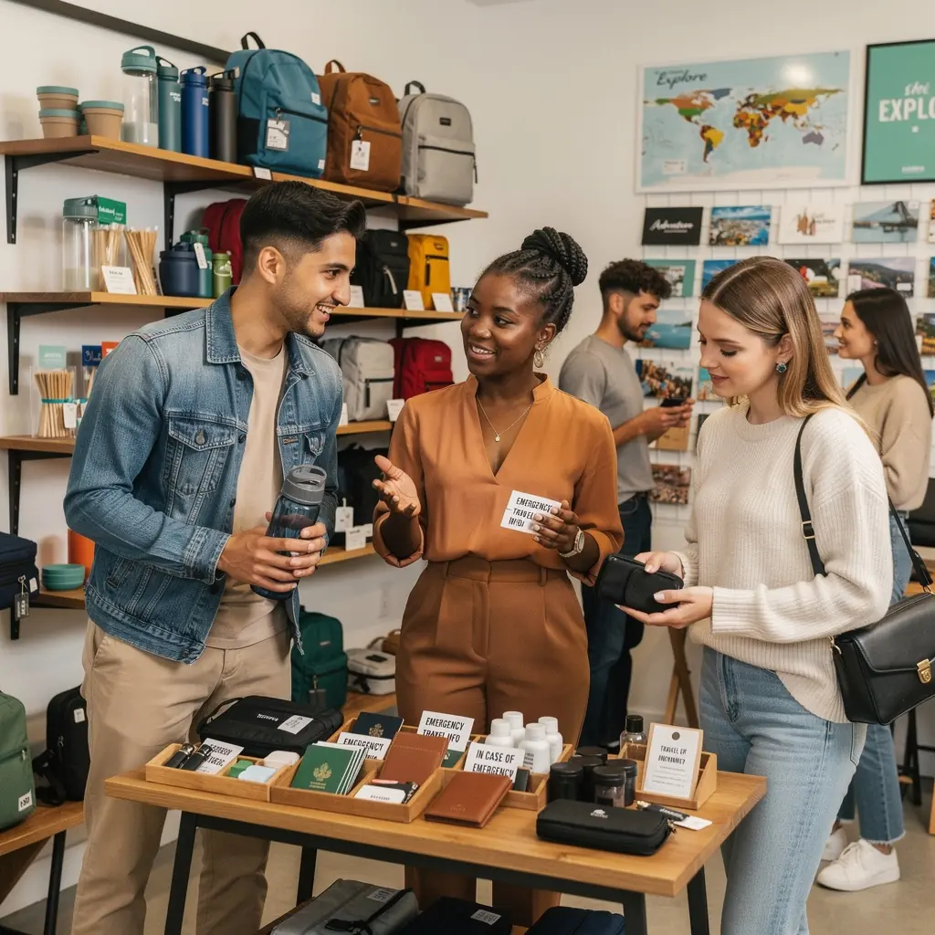 Stół z laptopem, na którym wyświetlane są opcje zakwaterowania.