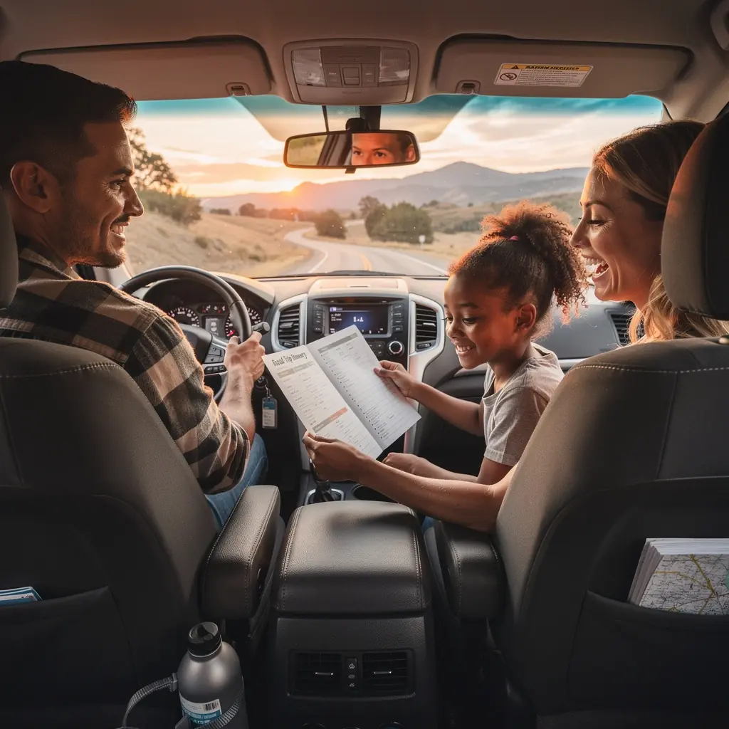 Katalog z ofertami podróży i mapami lokalnych atrakcji turystycznych.