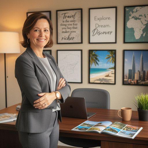 Kalendarz podróży z zaznaczonymi ważnymi datami.